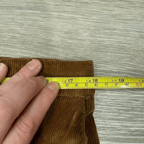 Myths Mens Brown High Rise Boot Cut Corduroy Pants Size 48 - Picture 8 of 10